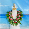 Tongan Kakala Artificial Ti leaves Short Leis